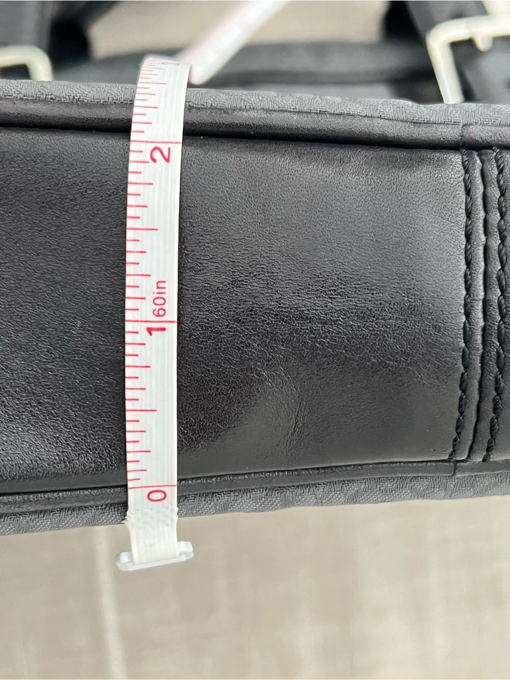 Coach Grey and Black Laptop Bag Briefcase